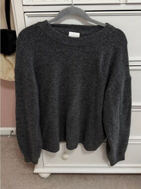 H&M Dark Gray Knit Sweater